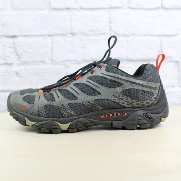 Merrell Other - MERRELL Gray Orange Nylon Moab Edge 2 Vibram Outdo